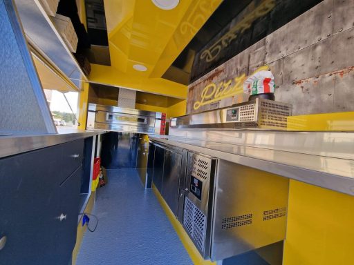 Food Truck, camion magasin, remorque food truck, pizza