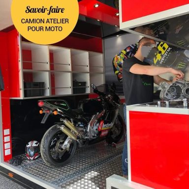 Food Truck, camion magasin, remorque food truck, atelier moto
